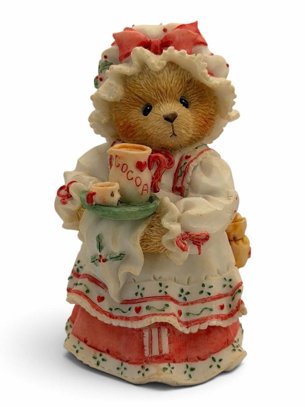 Cherished Teddies Figurine Holly A Cup of Homemade Love